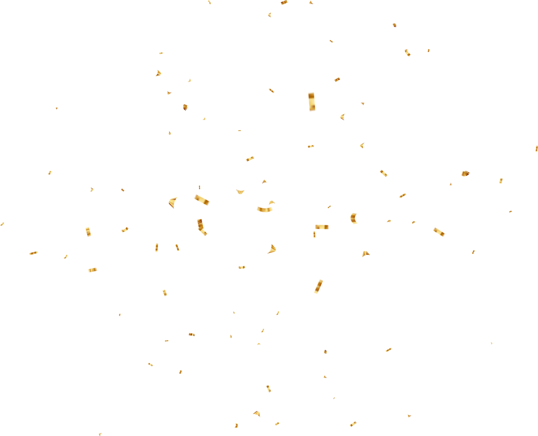 Golden Confetti Illustration